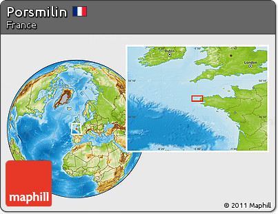 Physical Location Map of Porsmilin