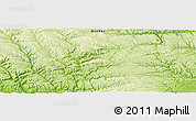 Physical Panoramic Map of the area around 48° 30' 27" N, 65° 22' 30" W