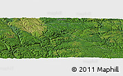 Satellite Panoramic Map of the area around 48° 30' 27" N, 65° 22' 30" W