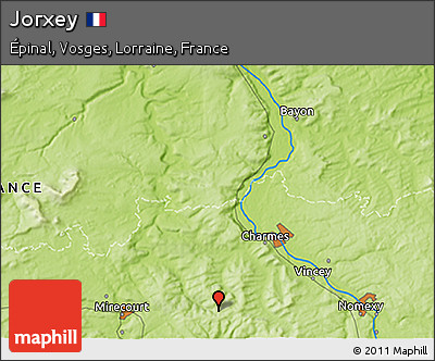 Physical 3D Map of Jorxey