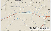 Shaded Relief Map of the area around 48° 30' 27" N, 70° 37' 30" E