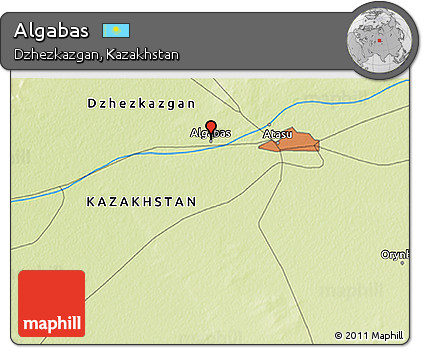 Physical 3D Map of Algabas