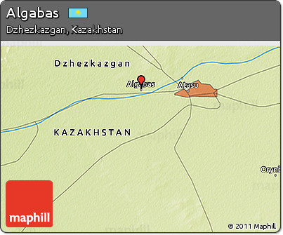 Physical 3D Map of Algabas