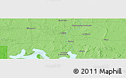 Political Panoramic Map of the area around 48° 30' 27" N, 78° 7' 30" W