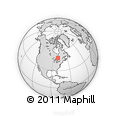 Outline Map of the Area around 48° 30' 27" N, 79° 49' 29" W, rectangular outline