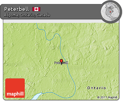 Physical 3D Map of Peterbell
