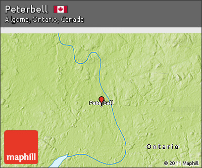 Physical 3D Map of Peterbell