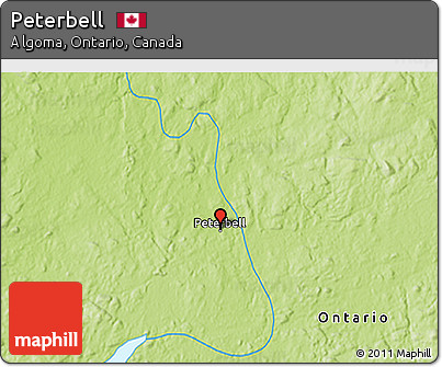 Physical 3D Map of Peterbell