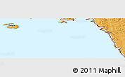 Political Panoramic Map of the area around 48° 30' 27" N, 86° 37' 30" W