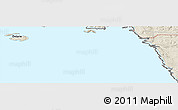 Shaded Relief Panoramic Map of the area around 48° 30' 27" N, 86° 37' 30" W