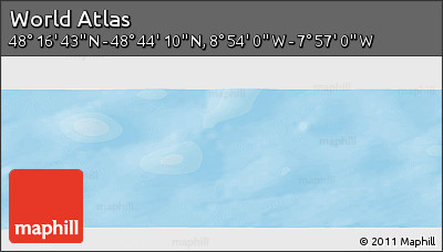 Political Panoramic Map of the Area around 48° 30' 27" N, 8° 25' 30" W