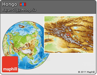 Physical Location Map of Hongo