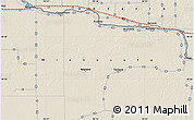Shaded Relief Map of the area around 48° 30' 27" N, 94° 16' 30" W