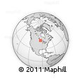 Outline Map of the Area around 48° 30' 27" N, 94° 16' 30" W, rectangular outline