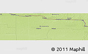 Physical Panoramic Map of the area around 48° 30' 27" N, 94° 16' 30" W