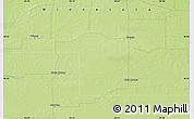 Physical Map of the area around 48° 30' 27" N, 95° 7' 30" W
