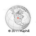 Outline Map of the Area around 48° 30' 27" N, 98° 31' 30" W, rectangular outline