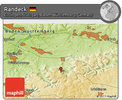 Physical 3D Map of Randeck