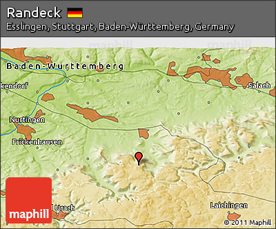 Physical 3D Map of Randeck