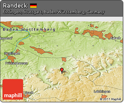 Physical 3D Map of Randeck