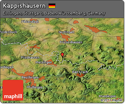 Satellite 3D Map of Kappishäusern