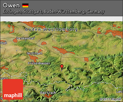 Satellite 3D Map of Owen