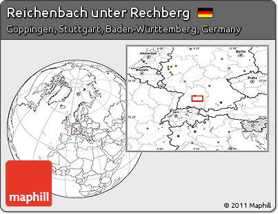 Blank Location Map of Reichenbach Unter Rechberg