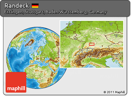 Physical Location Map of Randeck