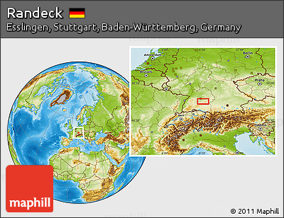 Physical Location Map of Randeck