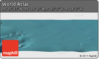 Satellite Panoramic Map of the Area around 48° 30' 27" N, 9° 16' 30" W