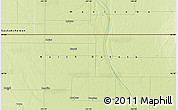 Physical Map of the area around 48° 54' 57" N, 101° 4' 29" W