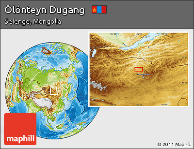 Physical Location Map of Ölönteyn Dugang