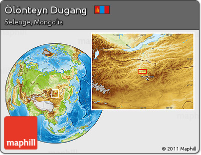 Physical Location Map of Ölönteyn Dugang