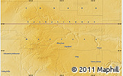 Physical Map of the area around 48° 54' 57" N, 108° 43' 29" W
