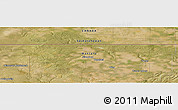 Satellite Panoramic Map of the area around 48° 54' 57" N, 108° 43' 29" W