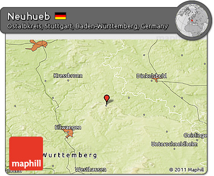 Physical 3D Map of Neuhueb