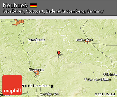 Physical 3D Map of Neuhueb