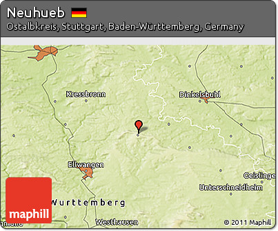 Physical 3D Map of Neuhueb