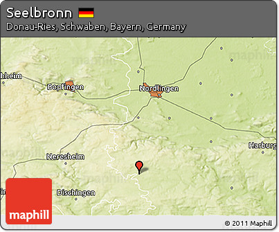 Physical 3D Map of Seelbronn