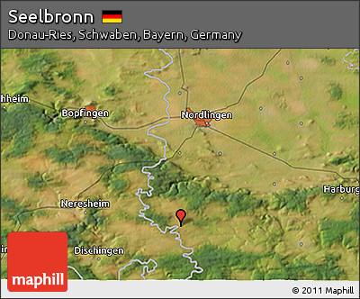 Satellite 3D Map of Seelbronn