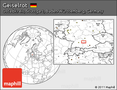 Blank Location Map of Geiselrot