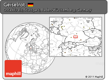 Blank Location Map of Geiselrot