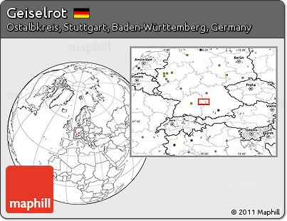 Blank Location Map of Geiselrot
