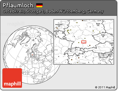 Blank Location Map of Pflaumloch