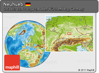 Physical Location Map of Neuhueb