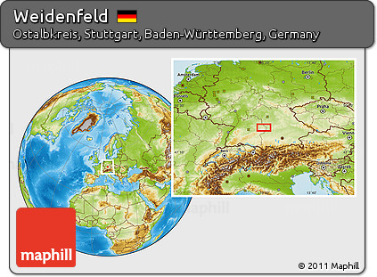 Physical Location Map of Weidenfeld