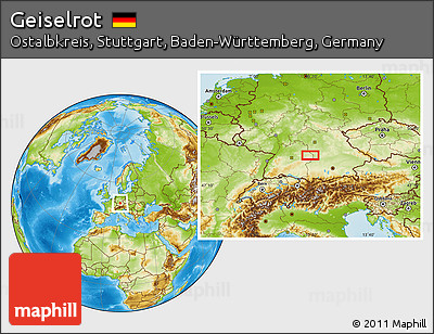 Physical Location Map of Geiselrot