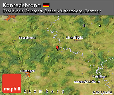 Satellite Map of Konradsbronn