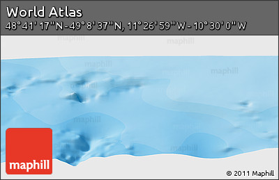 Political Panoramic Map of the Area around 48° 54' 57" N, 10° 58' 29" W