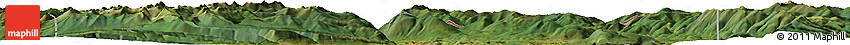 Satellite Horizon Map of Creston